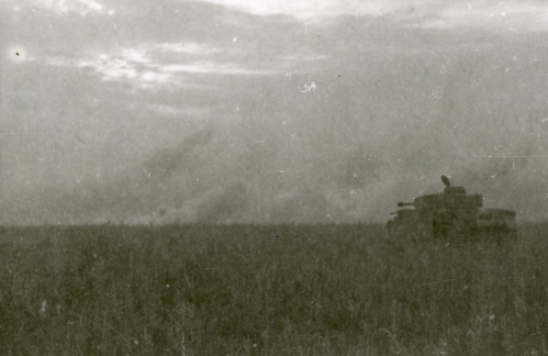 A Leibstandarte Panzer IV on Hill 252.2’s summit