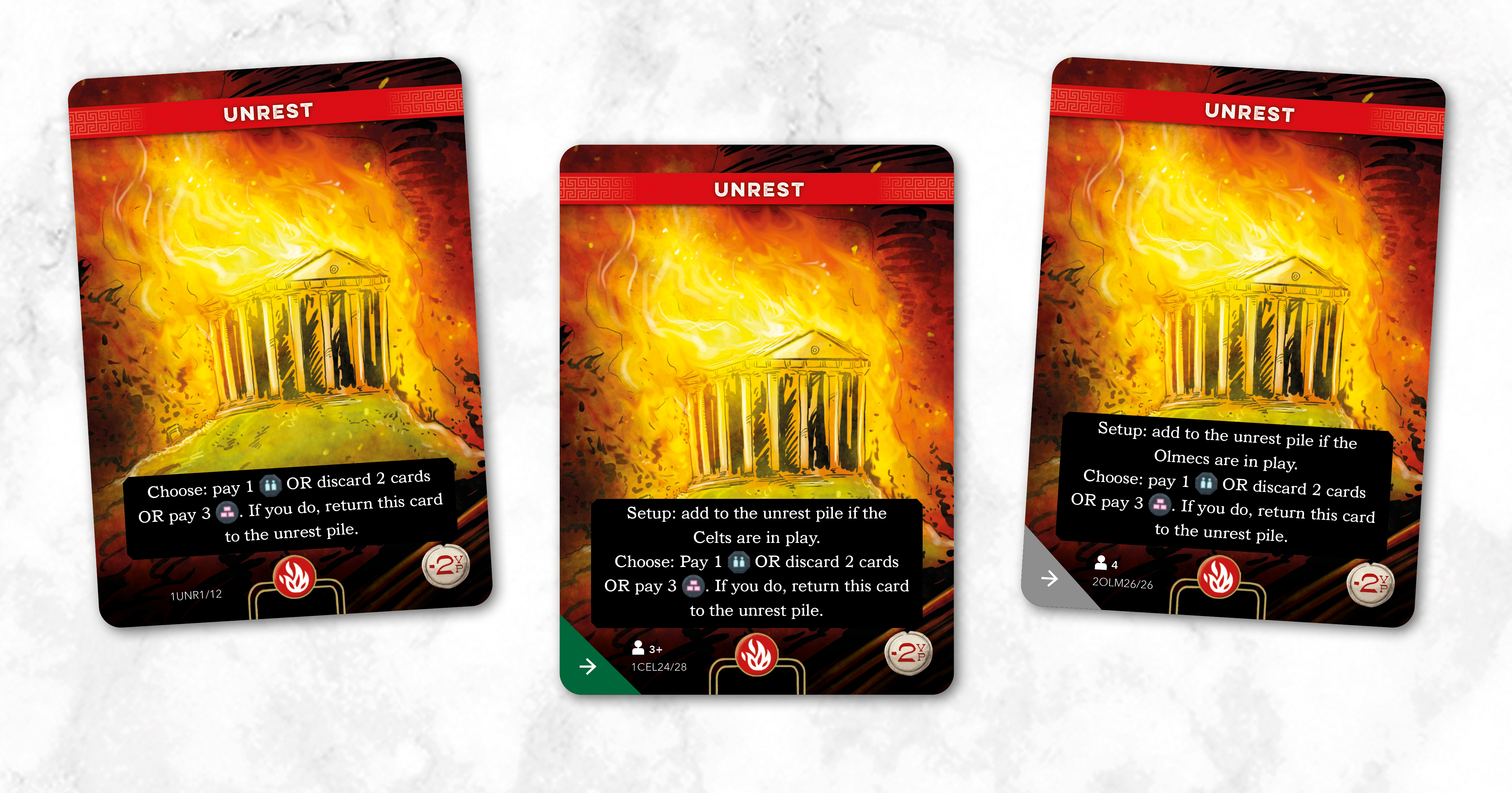 Unrest card