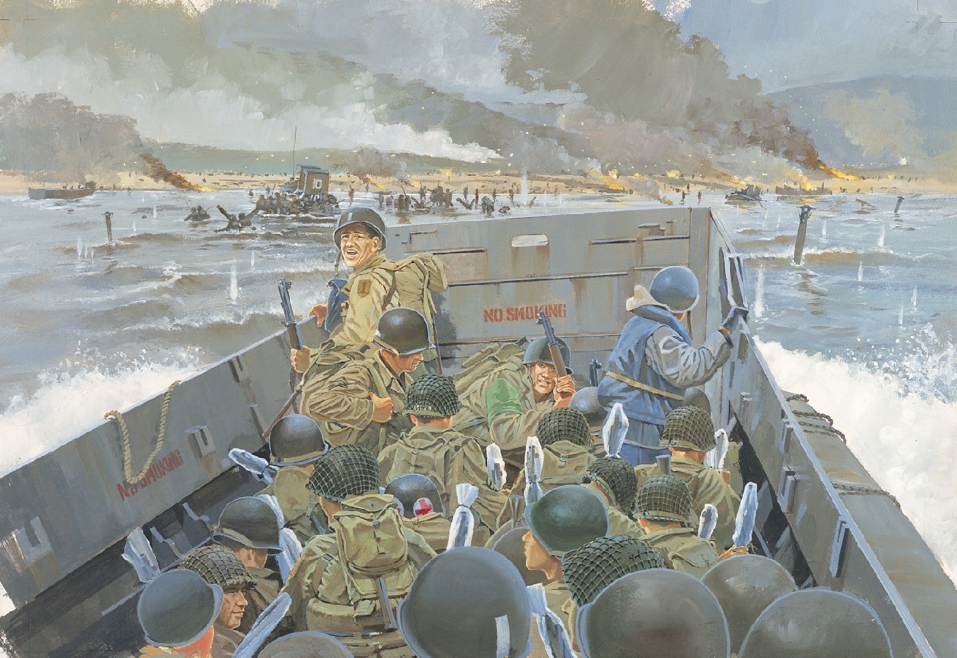Landings at Easy Red Beach