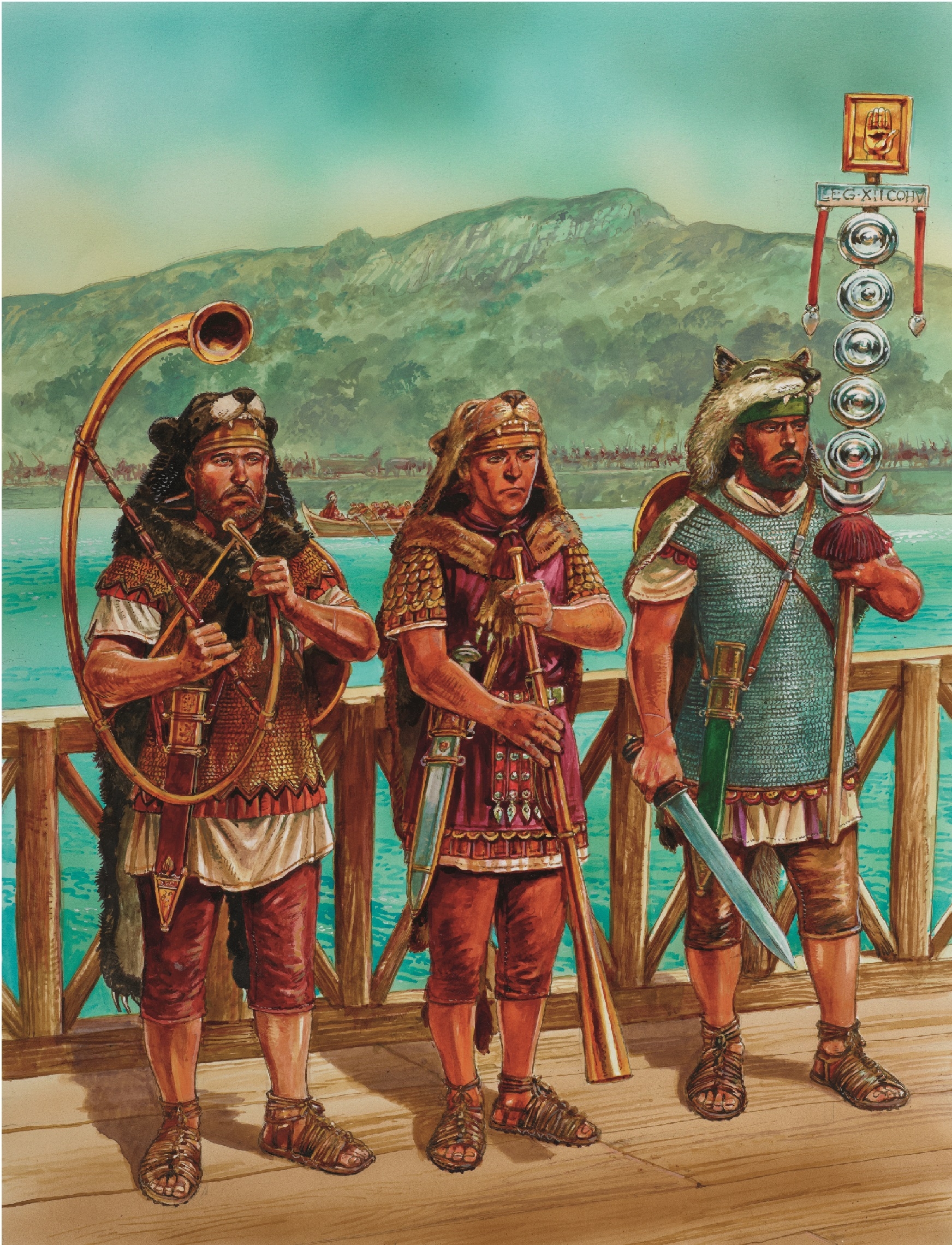 ELI 221 musicians standard bearers