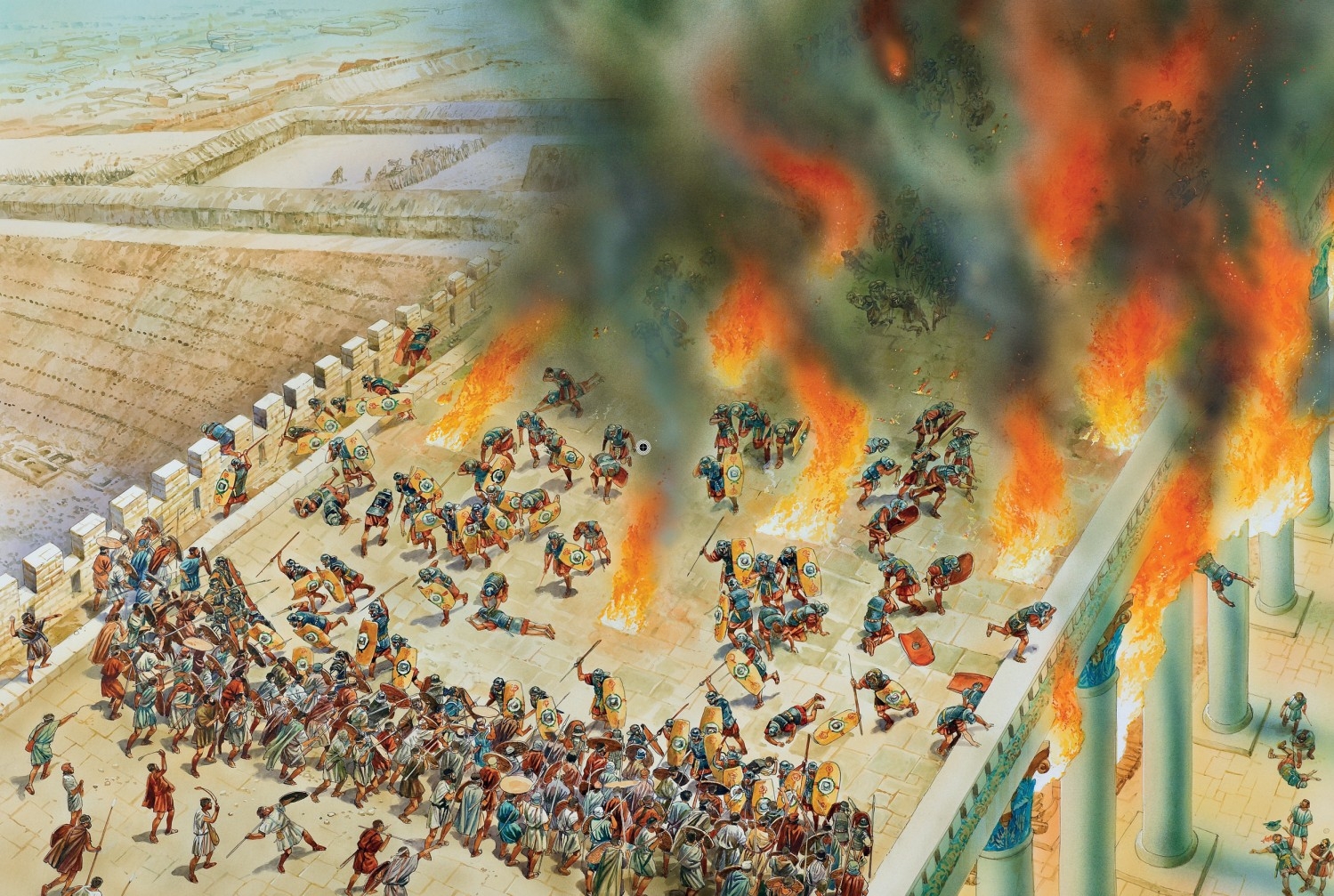 Jerusalem - The Siege Of The Temple Mount Approaches Its Climax