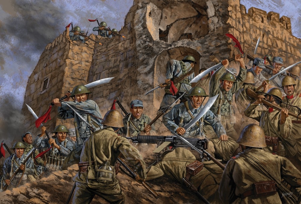 Chinese Soldier vs Japanese Soldier
