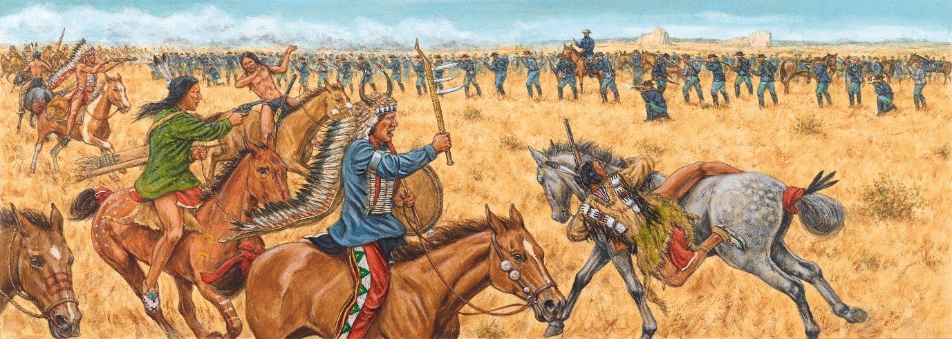 Sioux Warrior vs US Cavalryman 