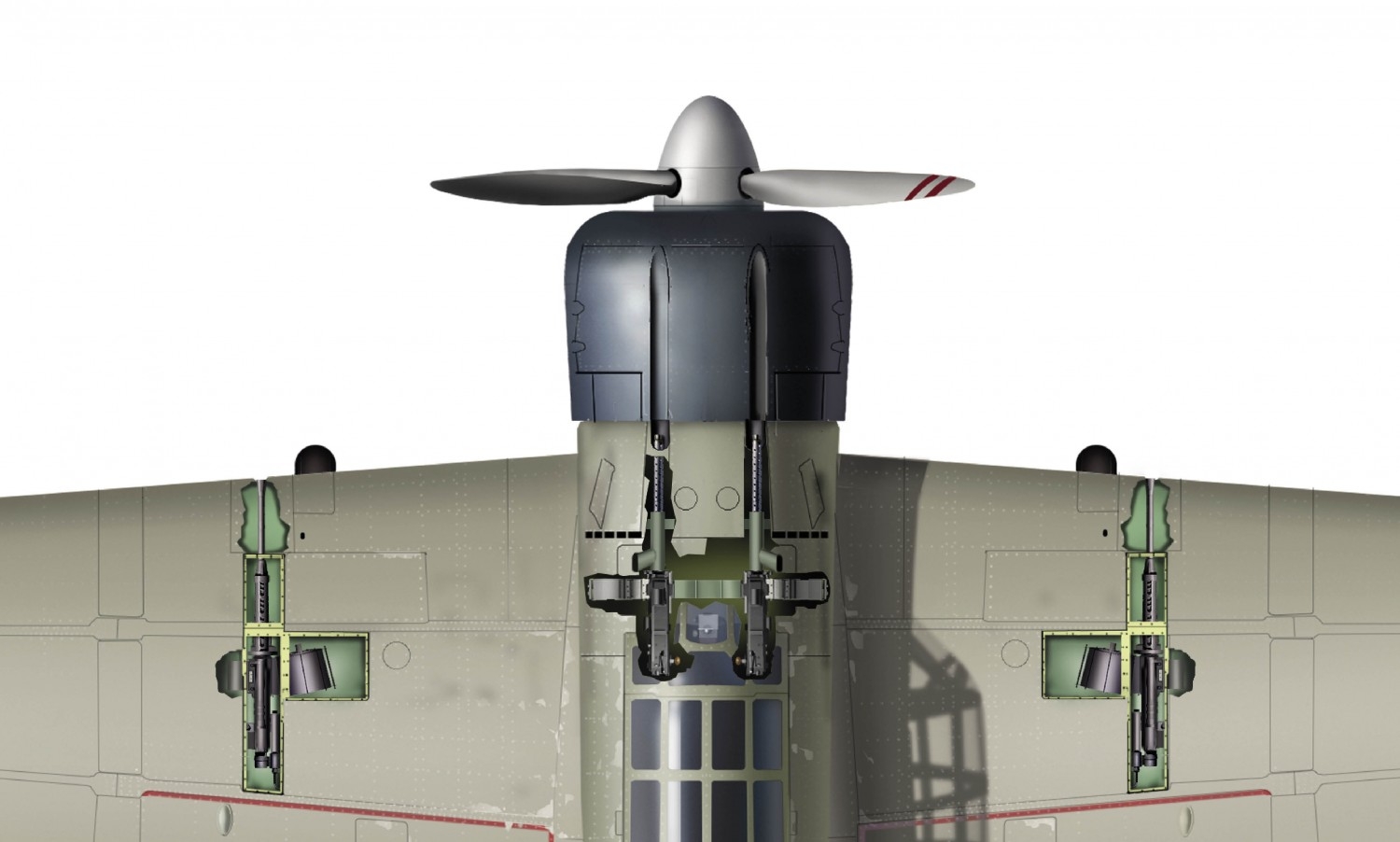 A6M2/3 ZERO-SEN MODEL 21 ARMAMENT