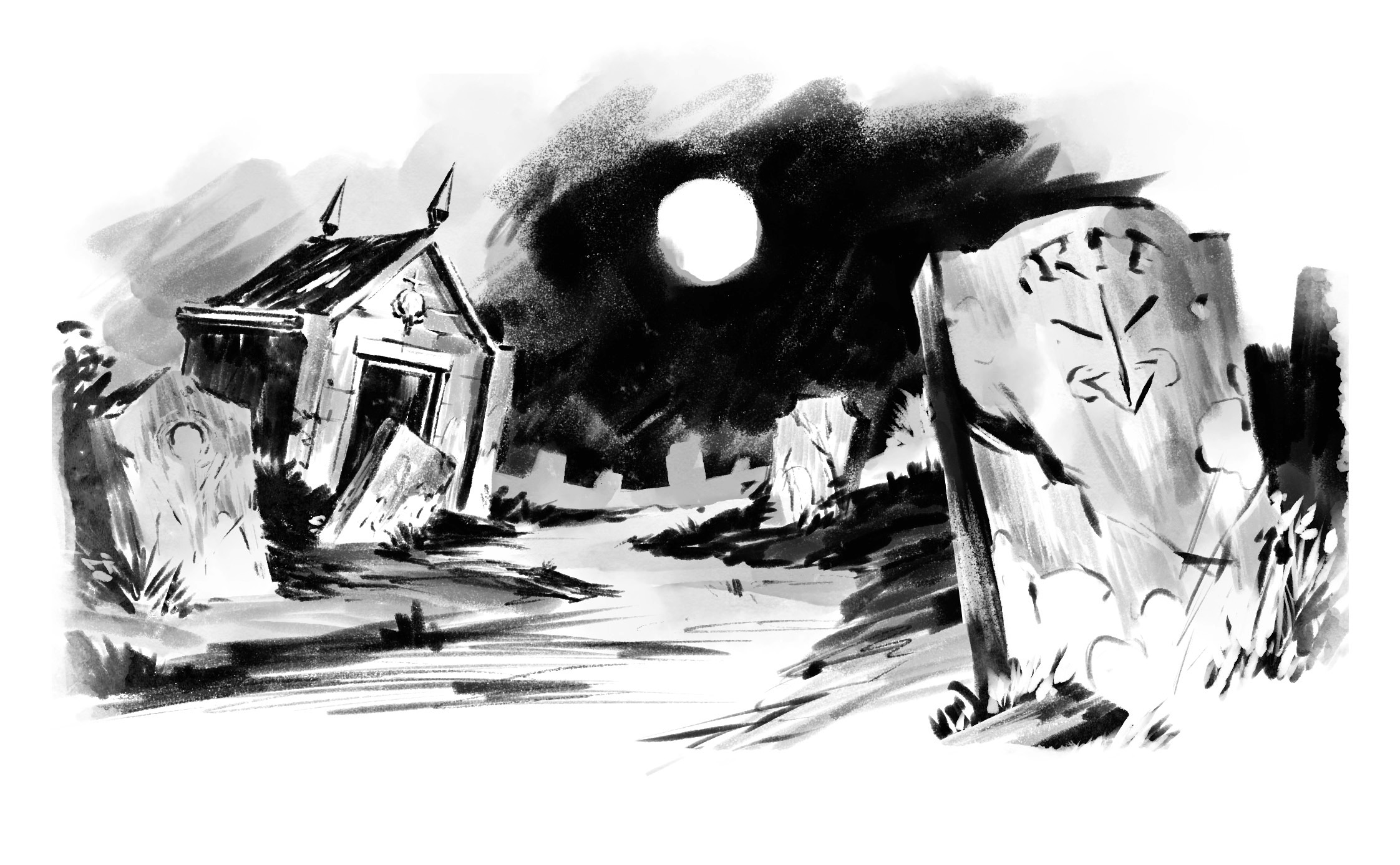 Graveyard Sketch