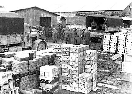 Supplies for Stalingrad stockpiled