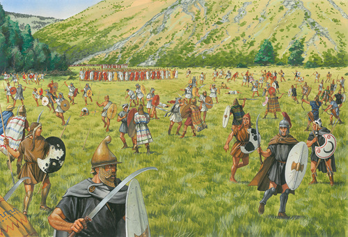 SKIRMISH AT THE AOUS, 25 JUNE 198 bc artwork