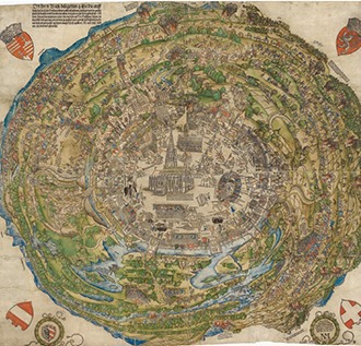 360-degree panorama depicting the Ottoman siege of Vienna